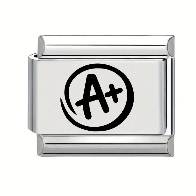 9mm Laser Engraved Charm - A+