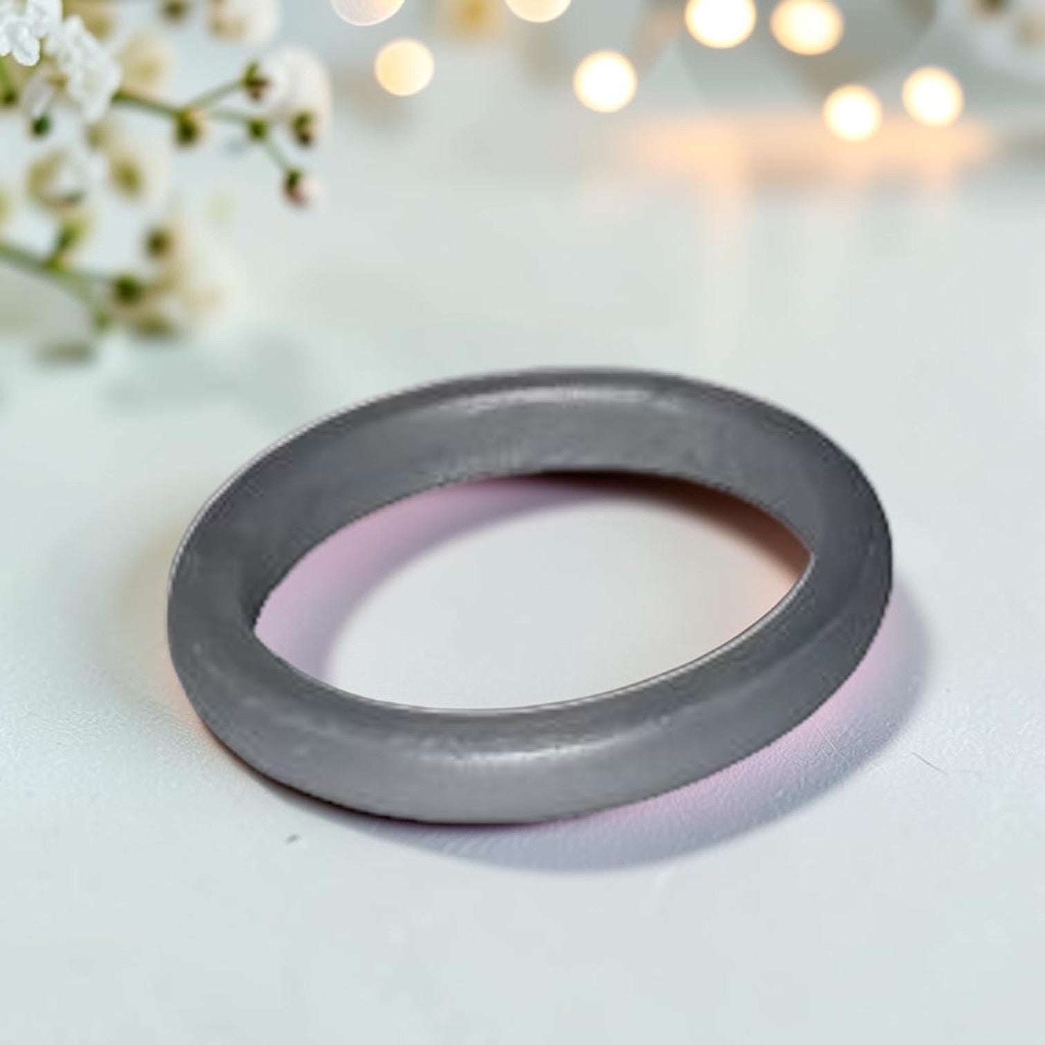 Active Silicone Sport Rings - Ladies Stacker Silver (Click product to choose size)
