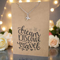 Aeroplane Pendant & Chain - Card 351