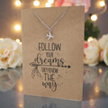 Aeroplane Pendant & Chain - Card 353