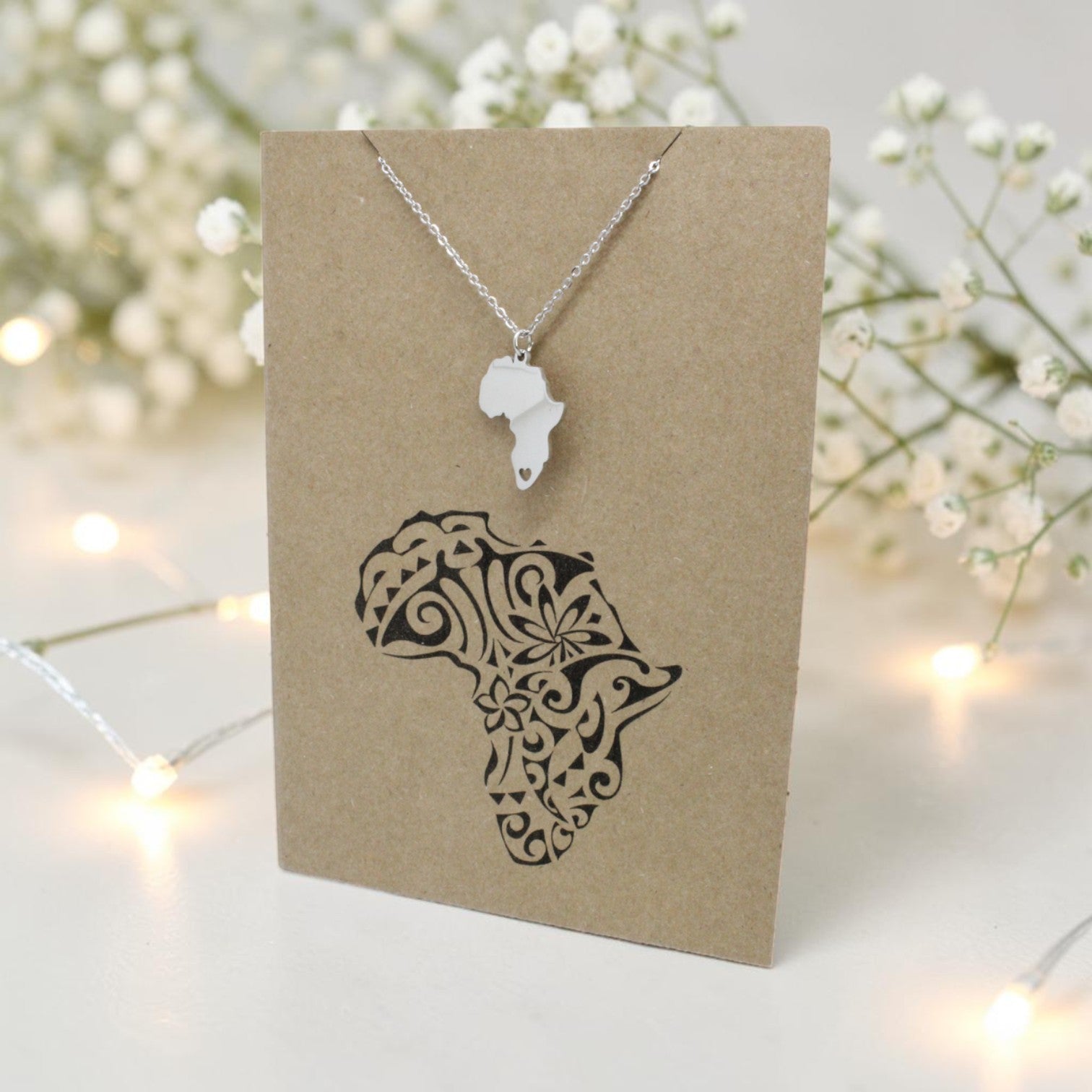 Africa Pendant & Chain - Card 121