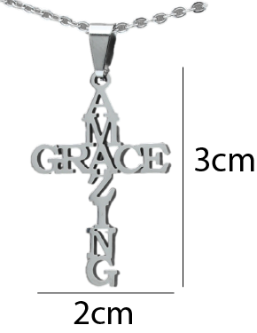 Amazing Grace Pendant & Chain - Card 484