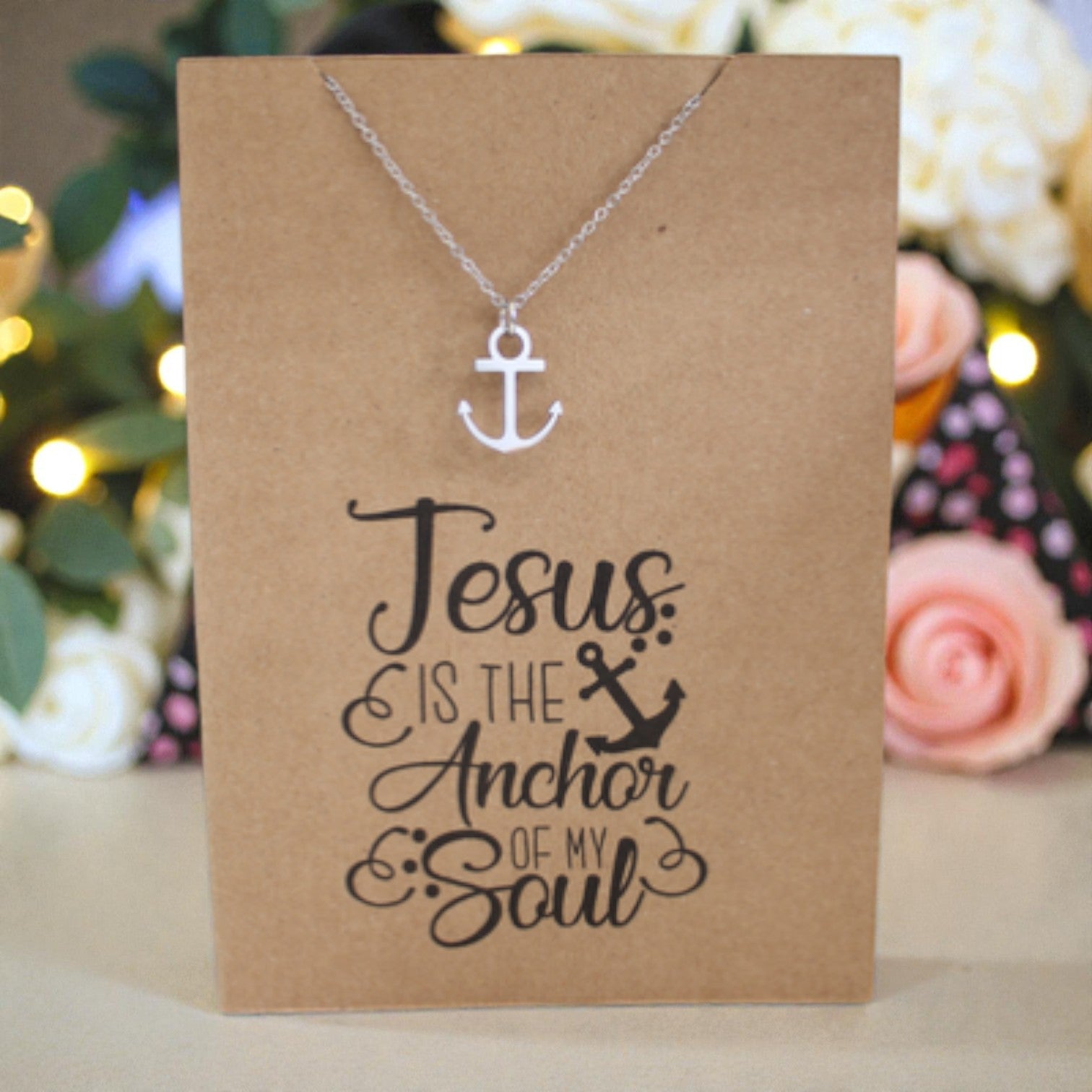 Anchor Pendant & Chain - Card 305