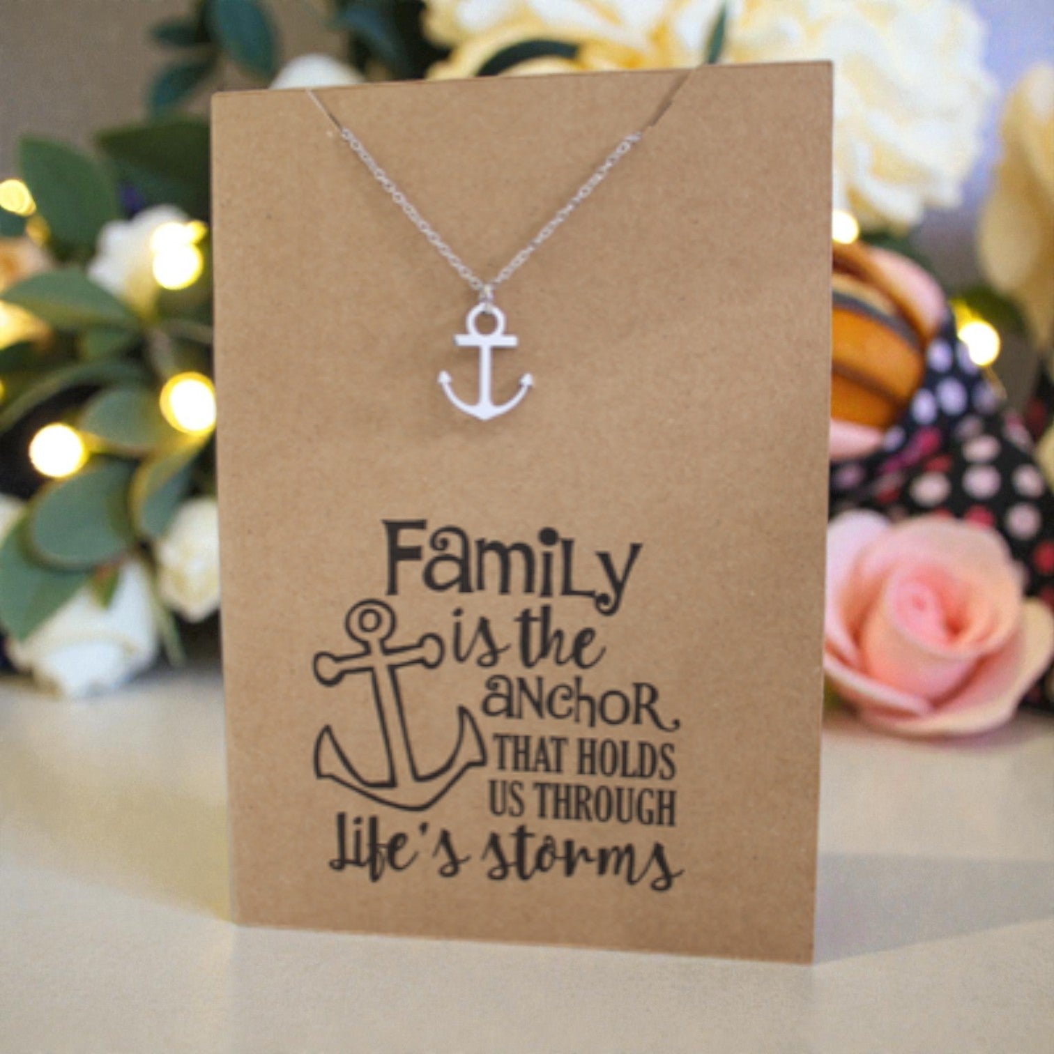 Anchor Pendant & Chain - Card 306