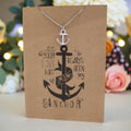 Anchor Pendant & Chain - Card 308