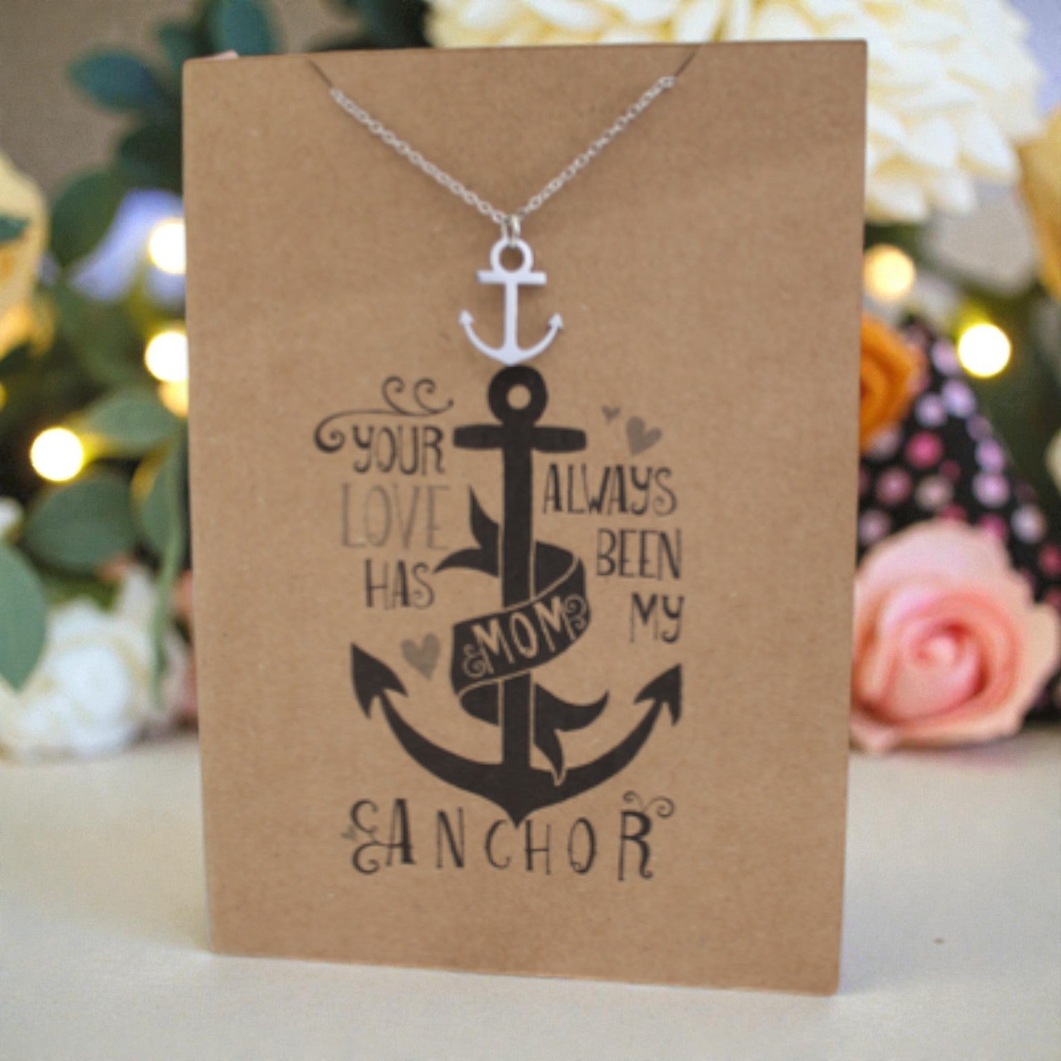 Anchor Pendant & Chain - Card 308