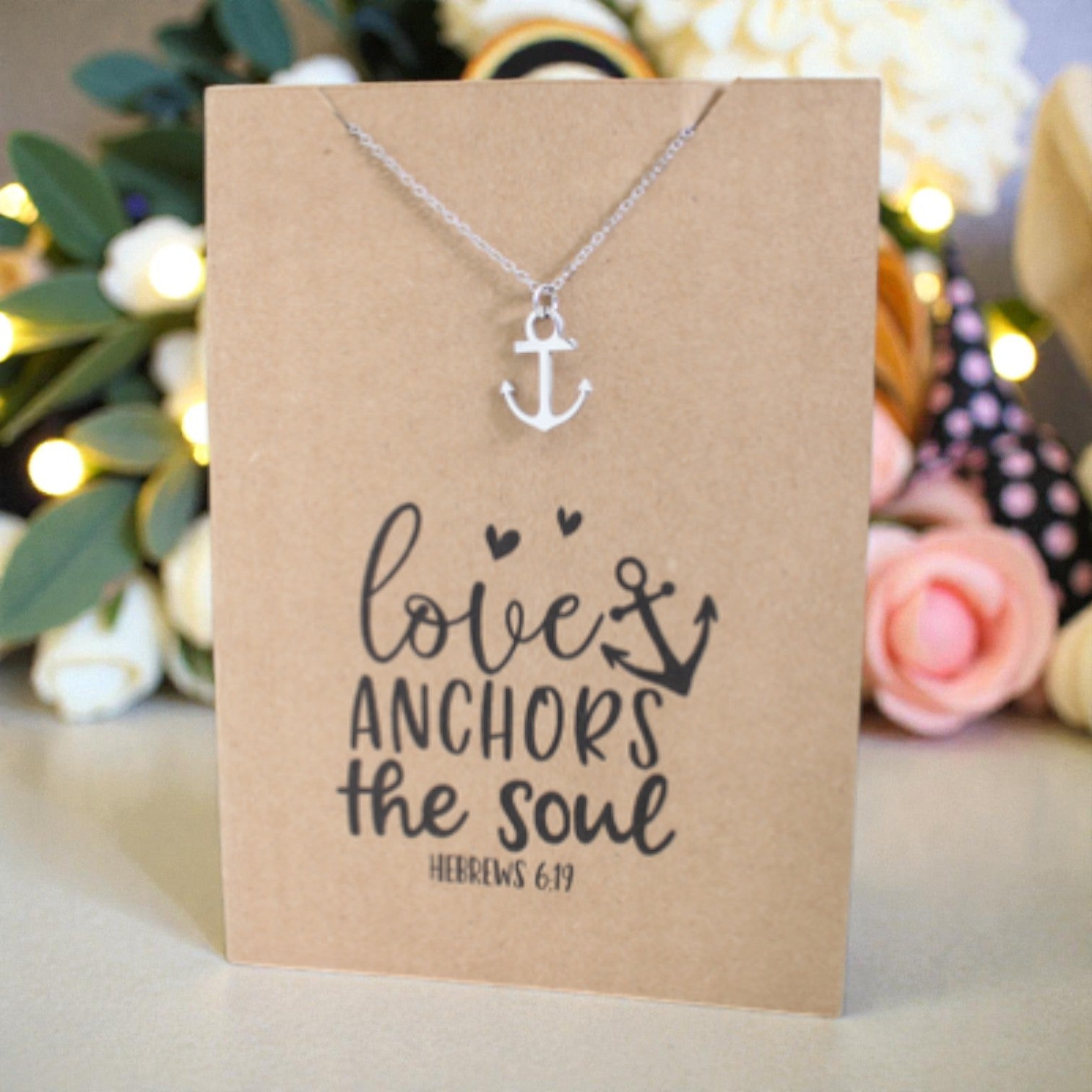 Anchor Pendant & Chain - Card 309