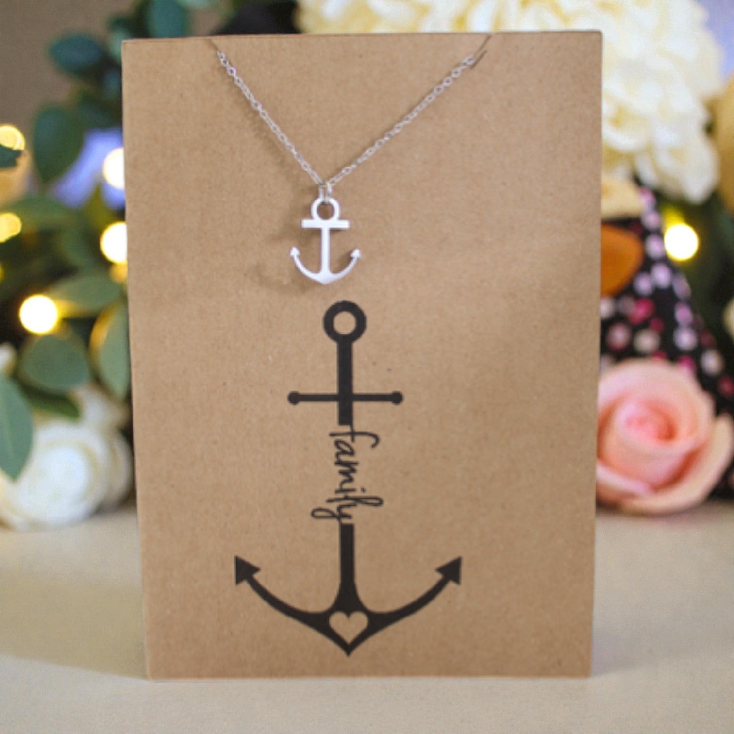 Anchor Pendant & Chain - Card 310