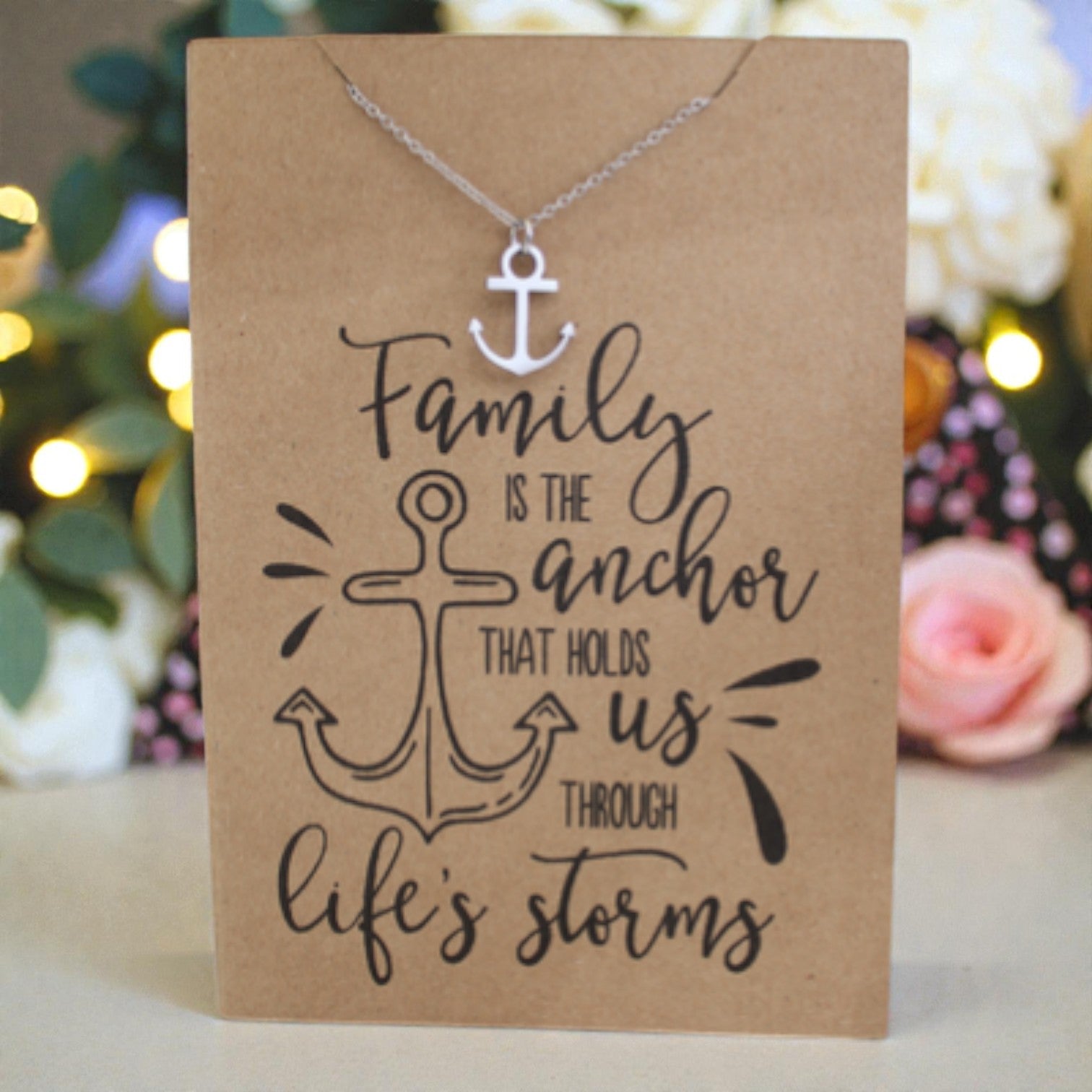 Anchor Pendant & Chain - Card 312