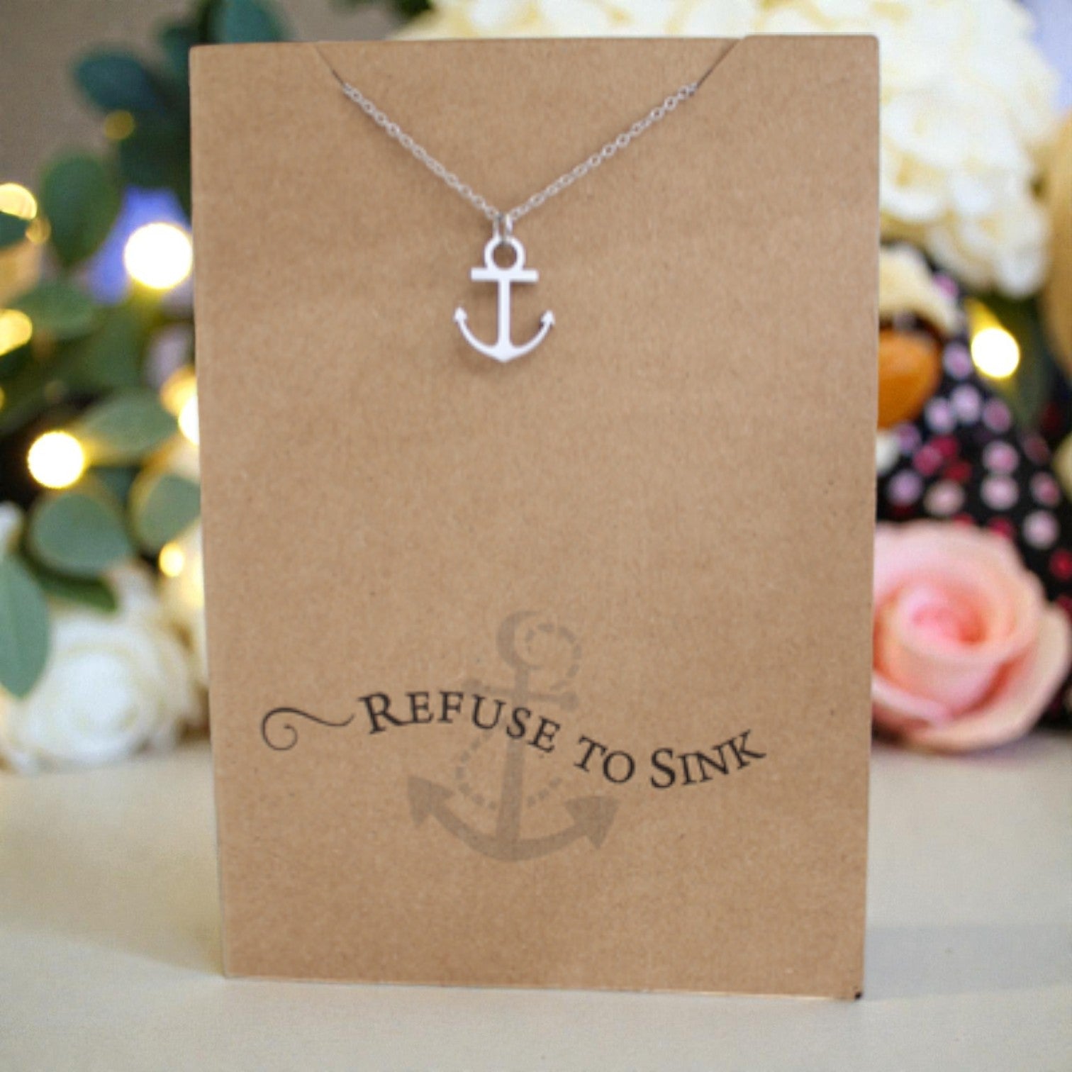 Anchor Pendant & Chain - Card 313