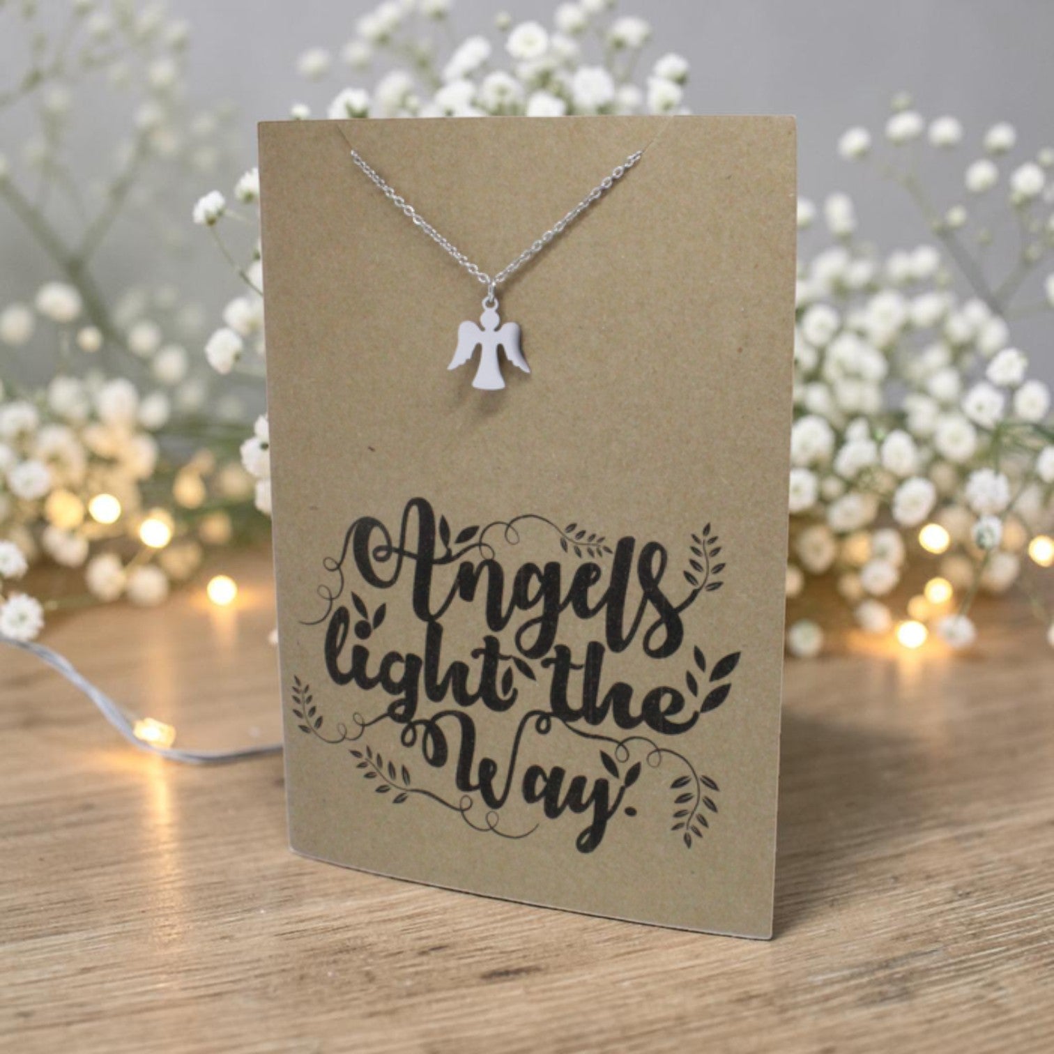 Angel Pendant & Chain - Card 175