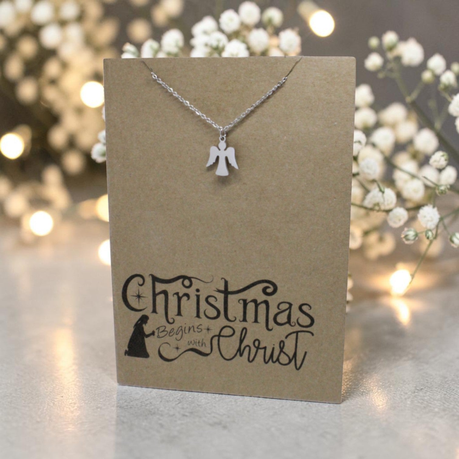 Angel Pendant & Chain - Card 177