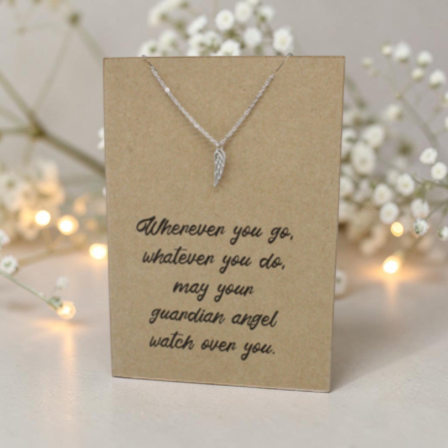 Angel Wing Pendant & Chain - Card 57