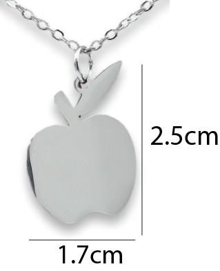 Apple Pendant & Chain - Card 495