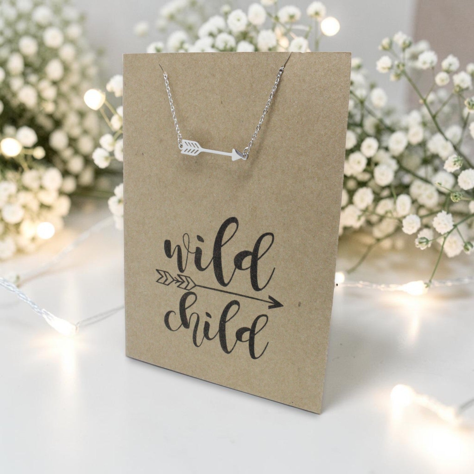 Arrow Pendant & Chain - Card 105