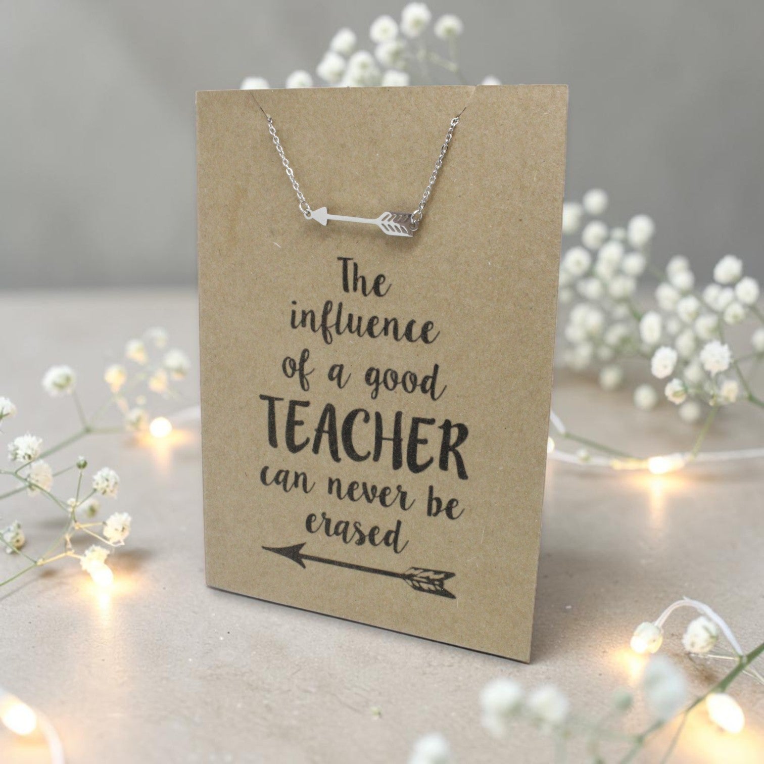 Arrow Pendant & Chain - Card 108