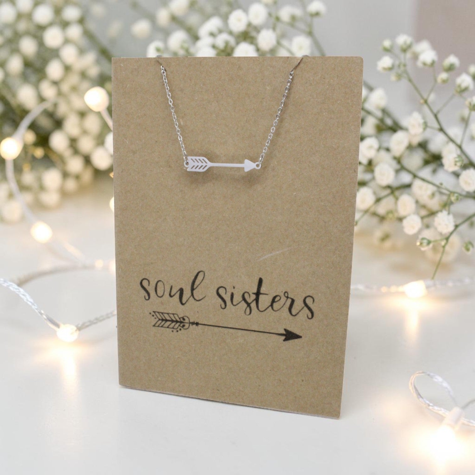 Arrow Pendant & Chain - Card 123