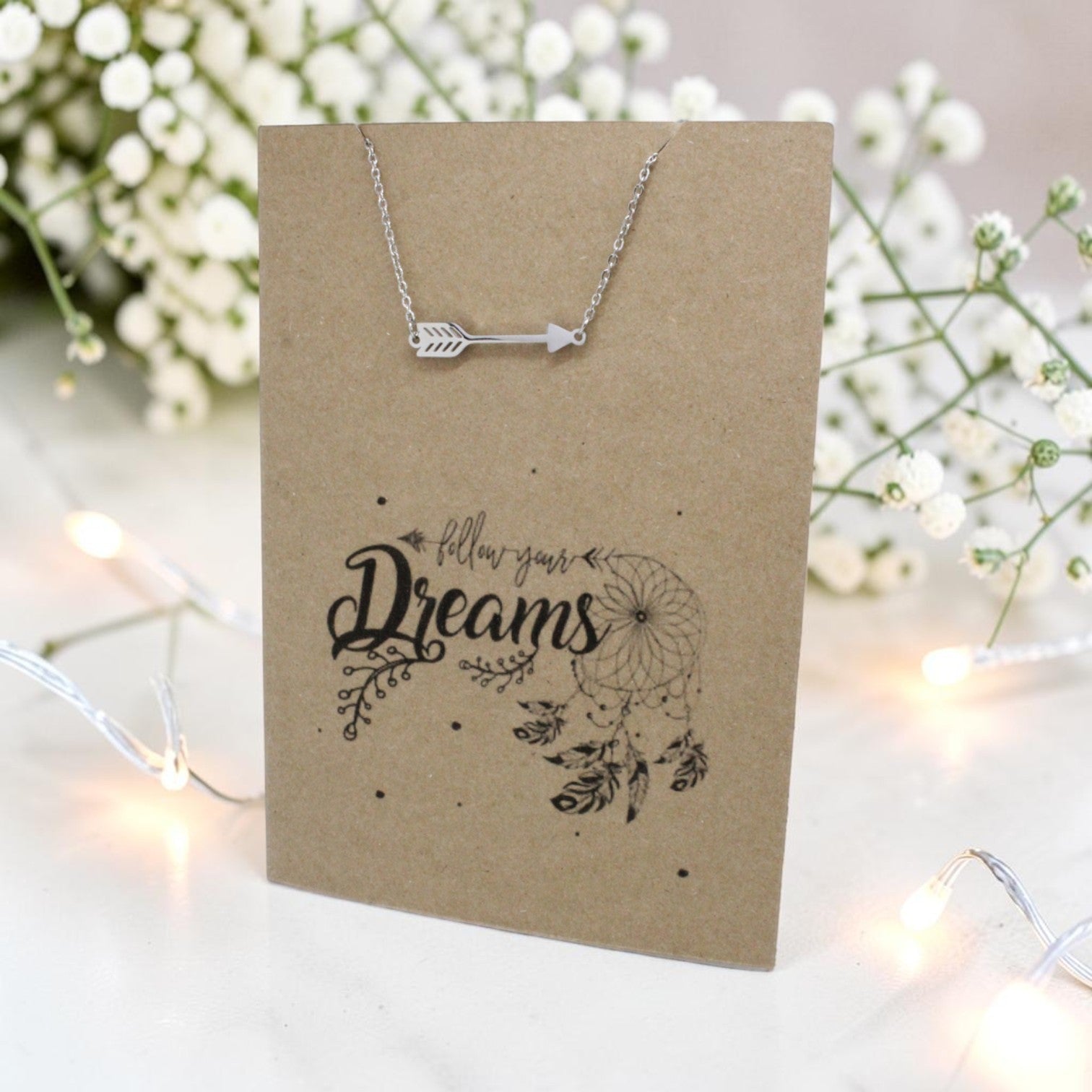 Arrow Pendant & Chain - Card 126