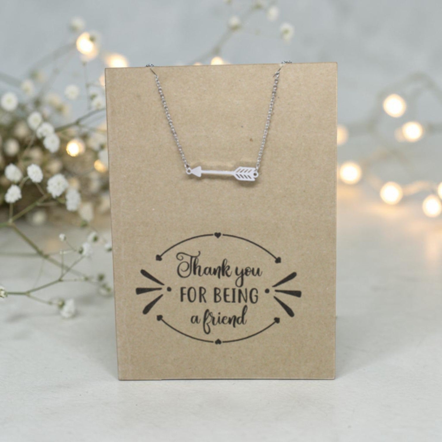 Arrow Pendant & Chain - Card 217