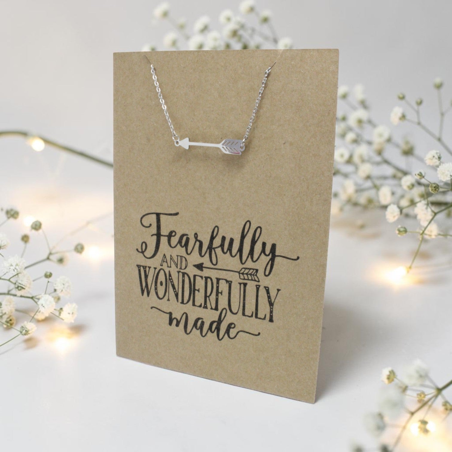 Arrow Pendant & Chain - Card 99