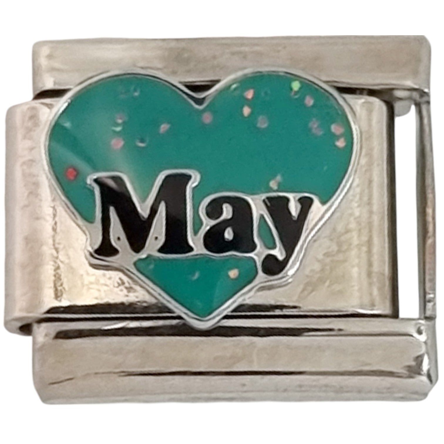 May Heart 9mm Charm