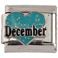 December Heart 9mm Charm