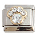 April Birthstone Paw 9mm Charm