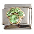 August Birthstone Paw 9mm Charm