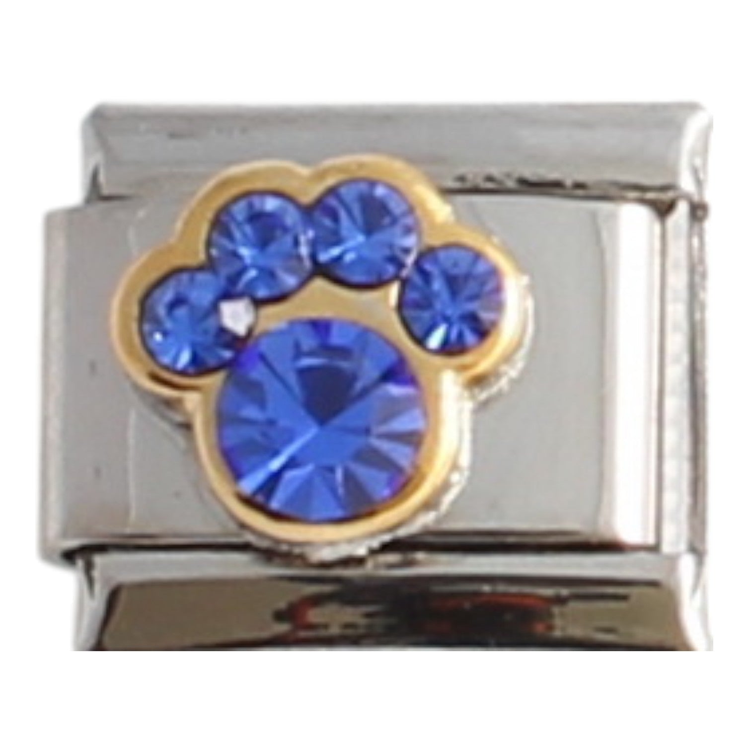 September Birthstone Paw 9mm Charm