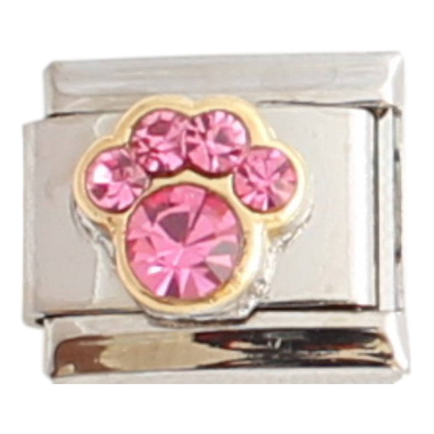 October Birthstone Paw 9mm Charm