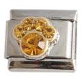 November Birthstone Paw 9mm Charm