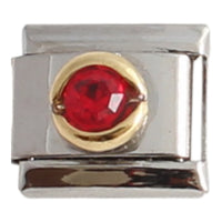 July Birthstone Round 9mm Charm
