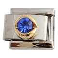 September Birthstone Round 9mm Charm