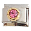 October Birthstone Round 9mm Charm