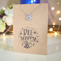 Bee Pendant & Chain - Card 330