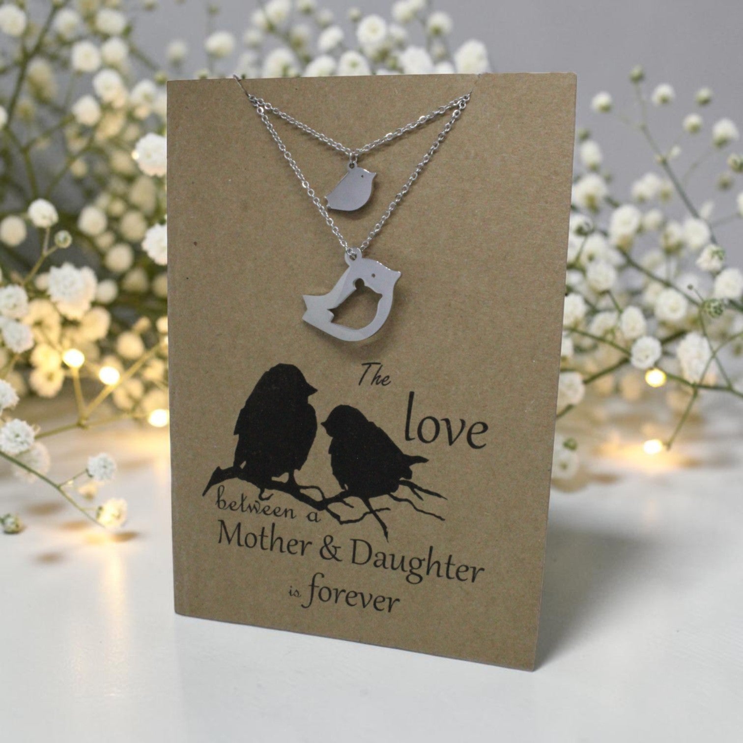 Bird Pendant & Chain (x2) - Card 10