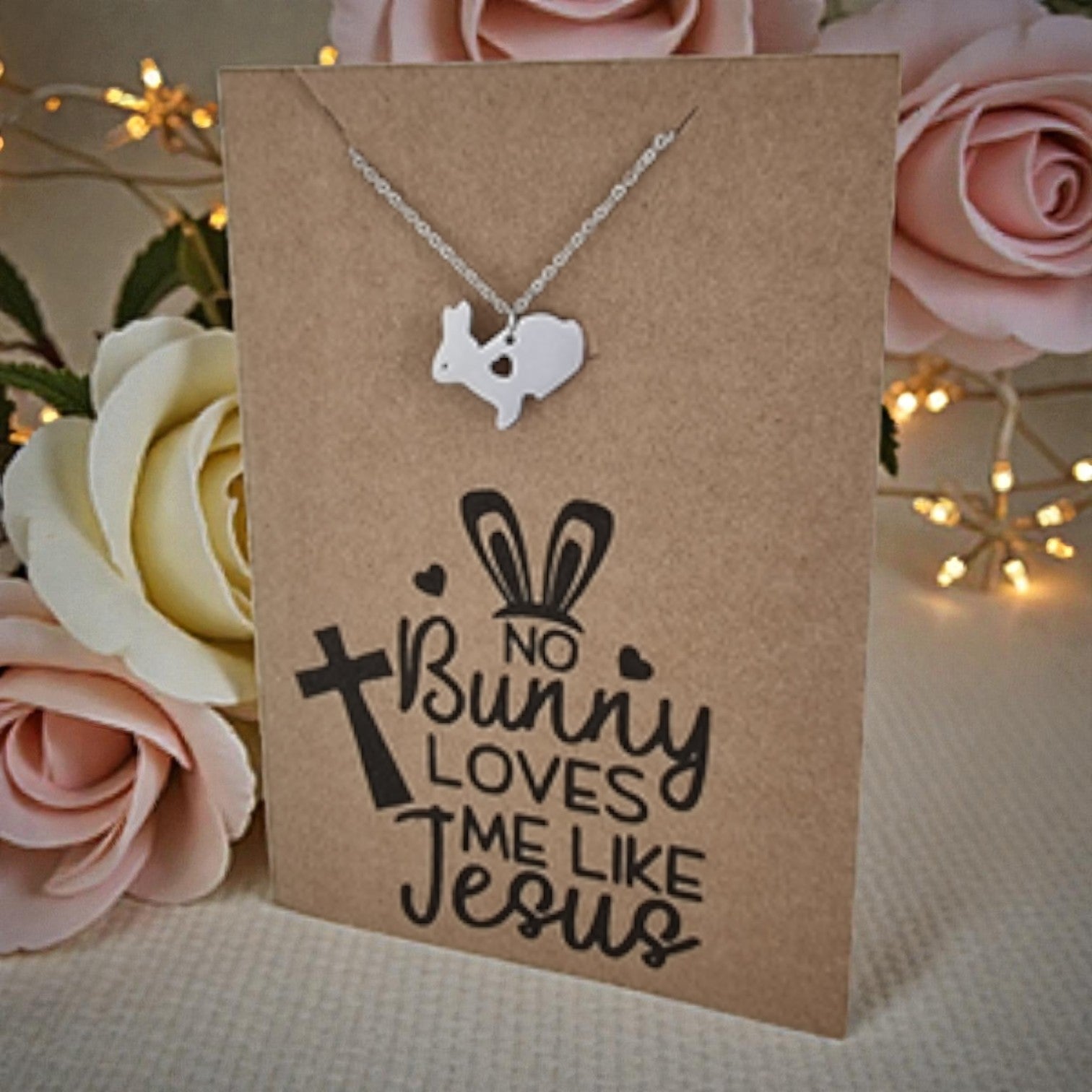 Bunny Pendant & Chain - Card 440