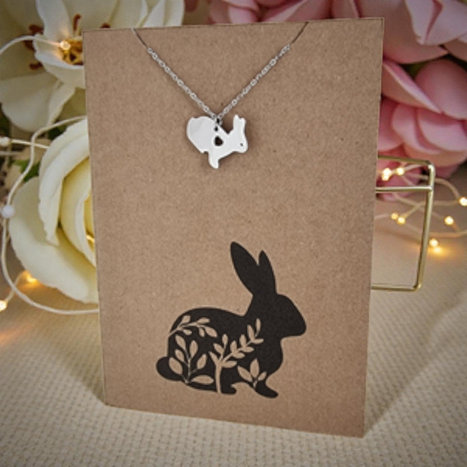 Bunny Pendant & Chain - Card 441