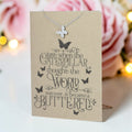 Butterfly Pendant & Chain - Card 260