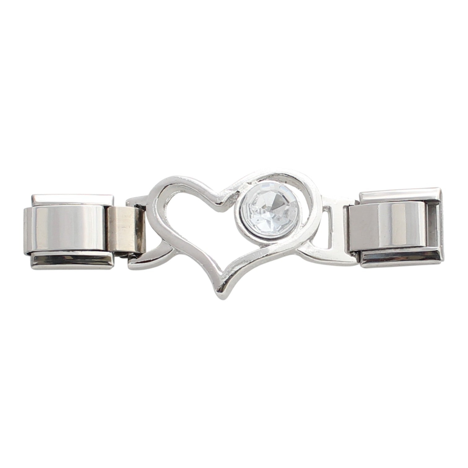 Heart Connector 9mm Charm