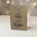 Protea Pendant & Chain - Card 185