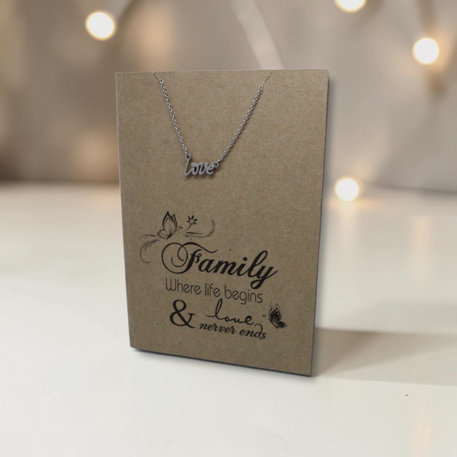 Love Pendant & Chain - Card 2