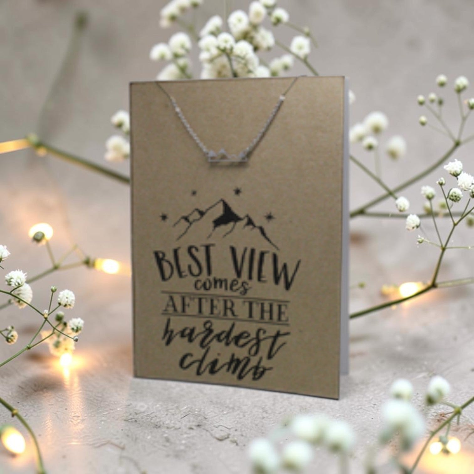 Mountain Pendant & Chain & Chain - Card 46