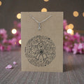 Ribbon Pendant & Chain - Card 471