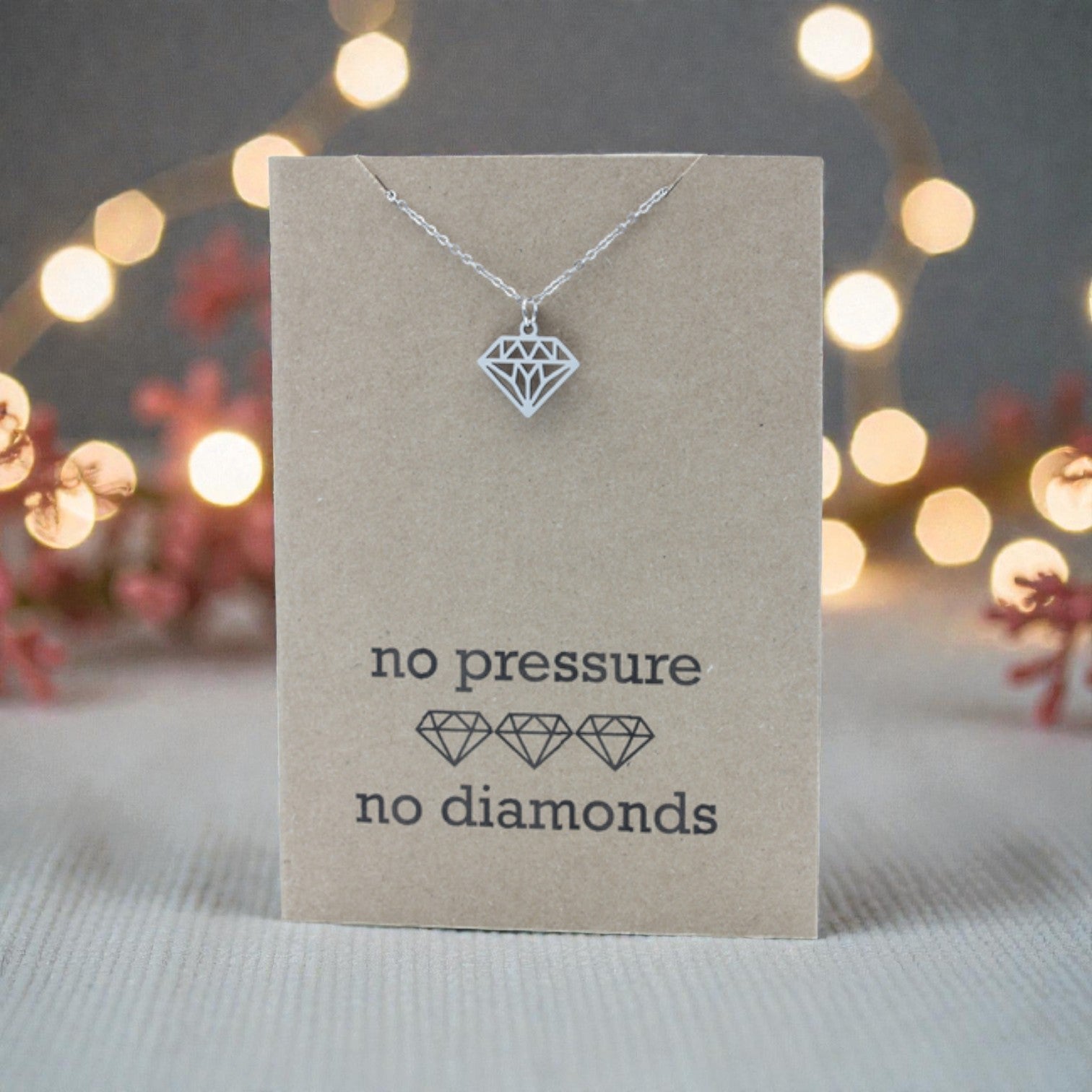 Diamond Pendant & Chain - Card 489