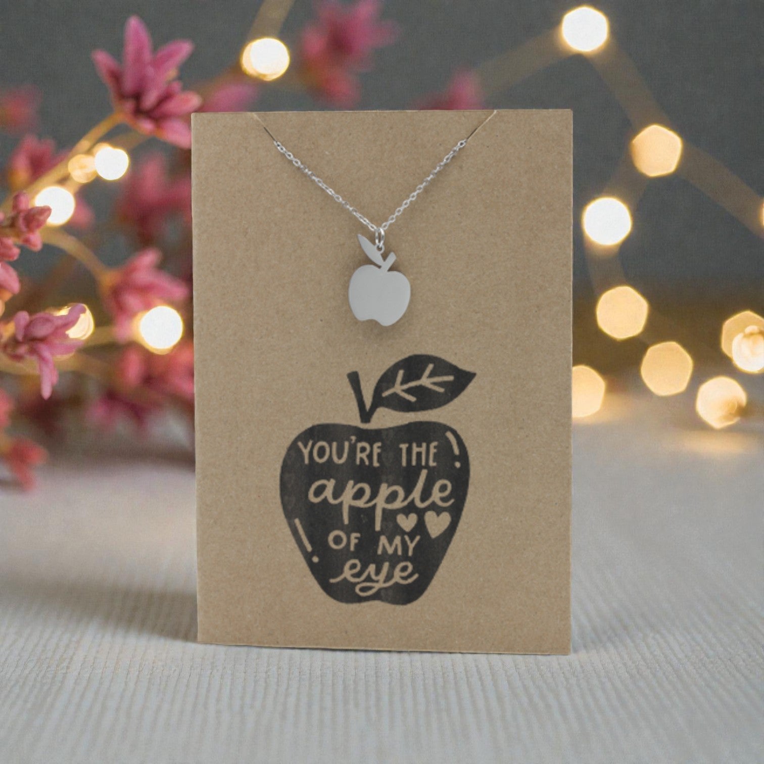 Apple Pendant & Chain - Card 494