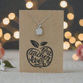 Apple Pendant & Chain - Card 496