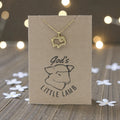 Sheep Pendant & Chain - Card 503