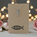 Christian Fish Pendant & Chain - Card 507