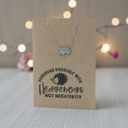 Hedgehog Pendant & Chain - Card 529
